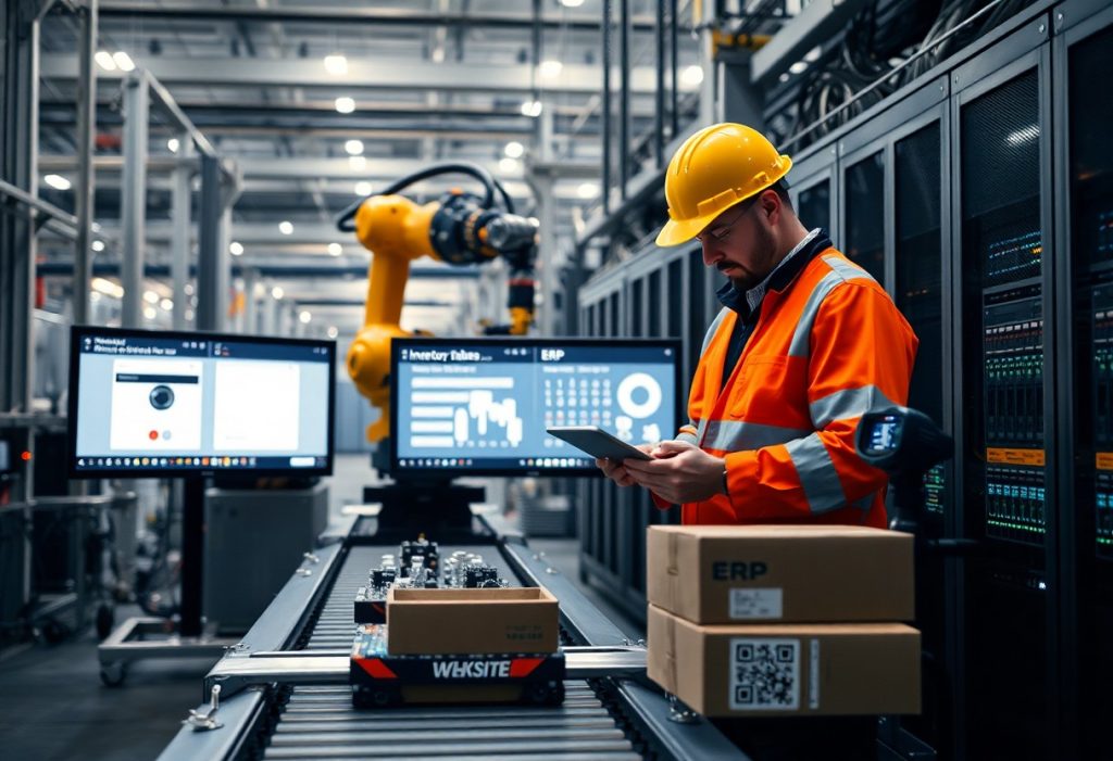 streamlining production connecting manufacturing websites and erp gqp